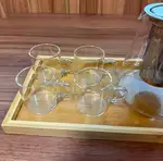 پخش عمده ست قوری پیرکس همراه سینی چوبی thumb 2