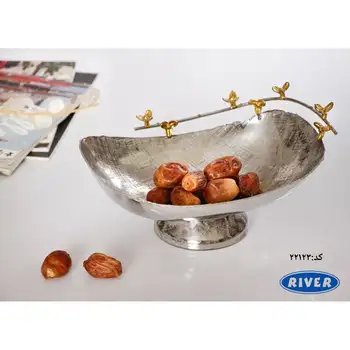 پخش عمده خرما خوری استیل برنج ریور کد 22123
