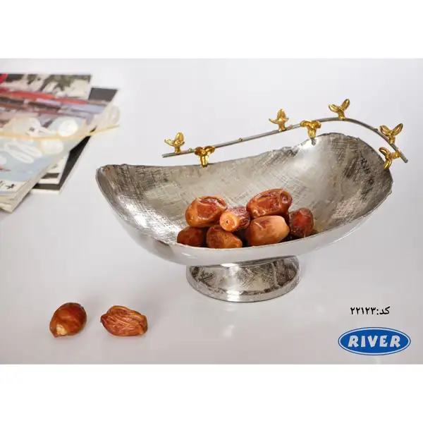 پخش عمده خرما خوری استیل برنج ریور کد 22123