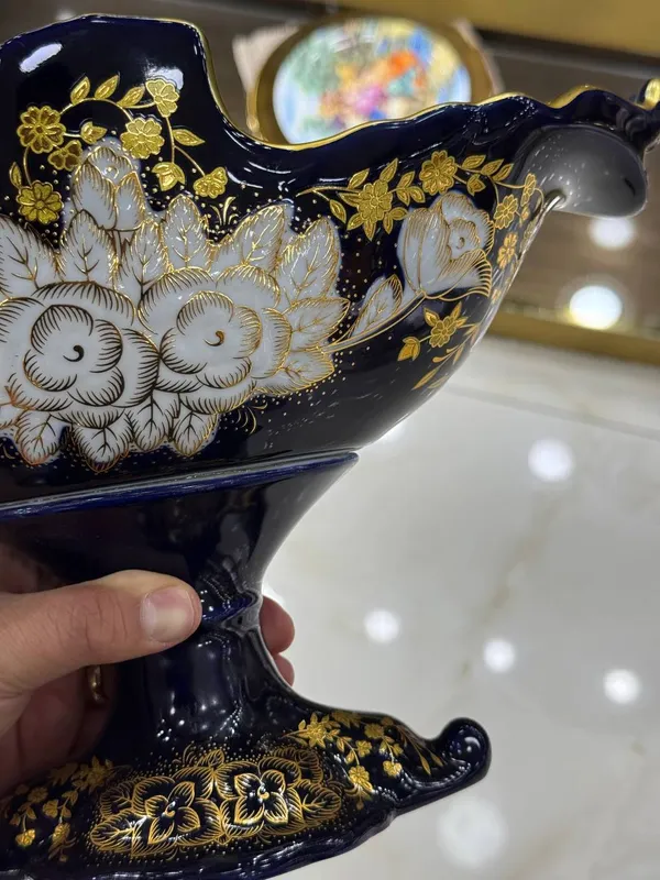 پخش عمده کشکول سرمه ای بزرگ gallery1
