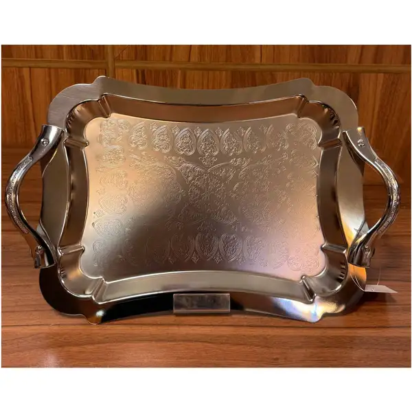 پخش عمده سینی مستطیل متوسط کف گل دالبر کد 7268