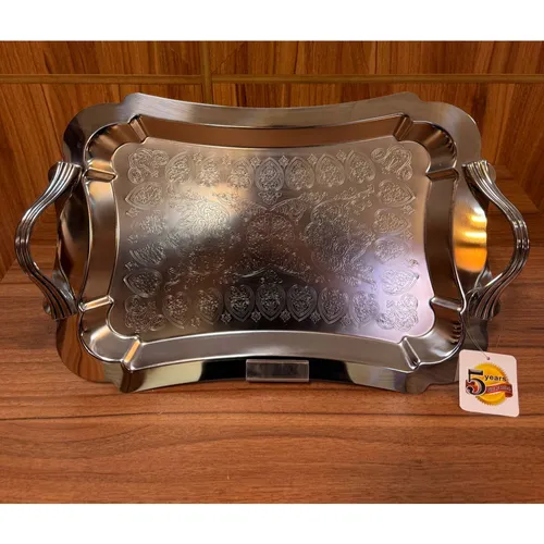 پخش عمده سینی مستطیل بزرگ دالبر کف گل کد 7137B