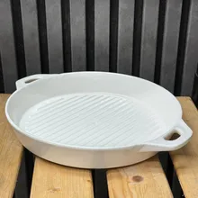پخش عمده تابه گرد گریل بزرگ سرامیکی gallery0