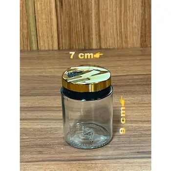 پخش عمده جا ادویه بلور درب کروم طلایی