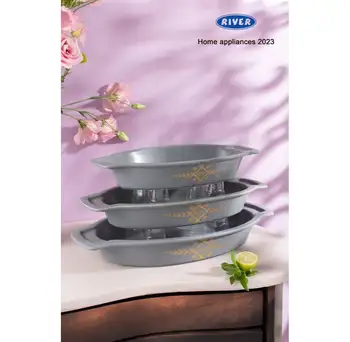 پخش عمده سه تابه بیضی چینی ریور مدل سومری