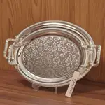 پخش عمده سینی پذیرایی بیضی طرح گل  bradantia thumb 1