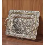 پخش عمده سینی پذیرایی مستطیل طرح گل  bradantia thumb 1