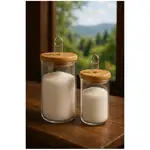 پخش عمده شکرپاش پیرکس درب بامبو thumb 1