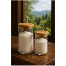 پخش عمده شکرپاش پیرکس درب بامبو gallery0