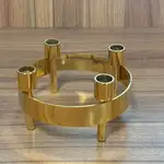پخش عمده جاشمعی 4 شعله آبکاری شده thumb 1